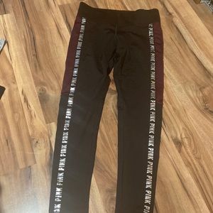 Fleece lined PINK Victorias Secret Leggings